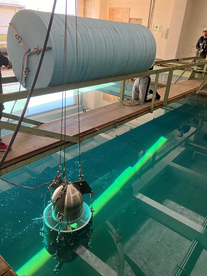 波力発電システムの写真