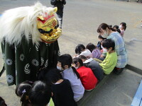 獅子舞の写真