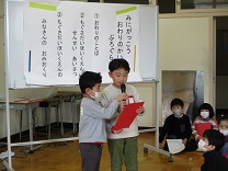 写真：学校見学