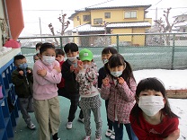 写真：雪