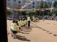 写真：5歳児大縄とびの様子