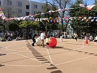 写真：5歳児親子競技の様子