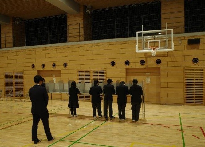 模擬投票の写真