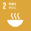 SDGsのゴール2　飢餓をゼロに