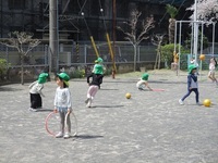 ぞう組が遊んでいる様子の写真