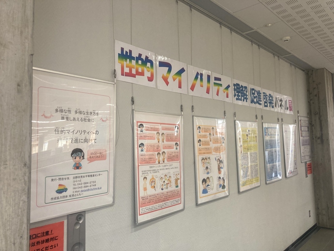 写真1：パネル展の様子