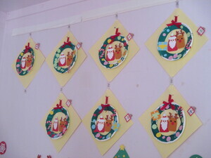 クリスマスリースの写真