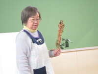 園長が節分の話をしているところの写真