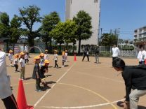 写真：5歳参観5