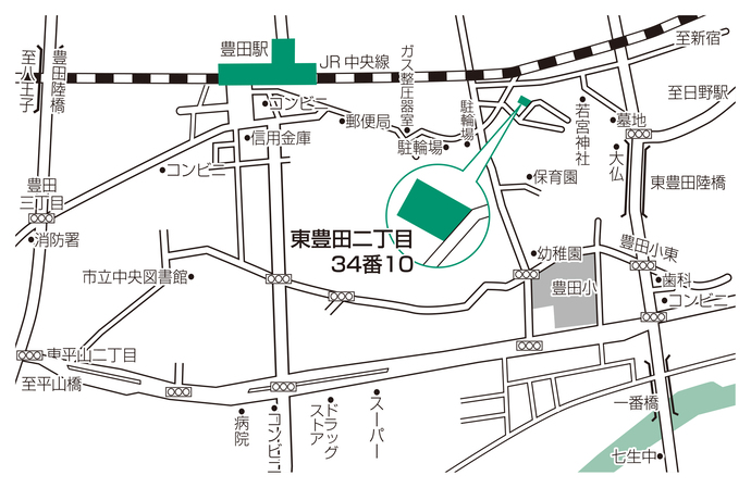 東豊田二丁目34番10詳細図