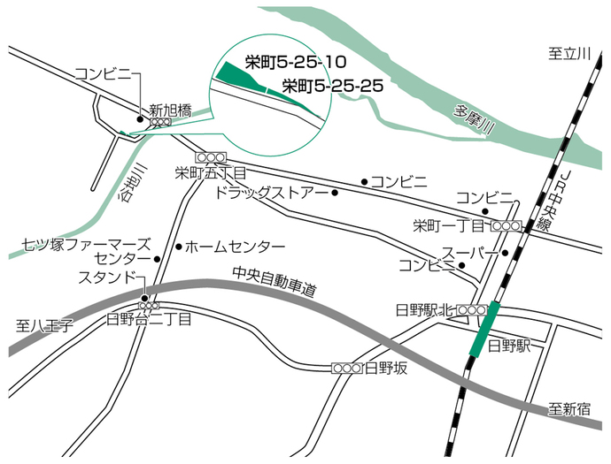栄町五丁目詳細図