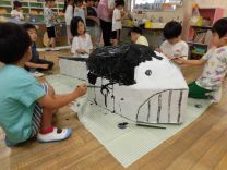 写真：夏まつりの準備8