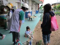 写真:お迎え訓練5
