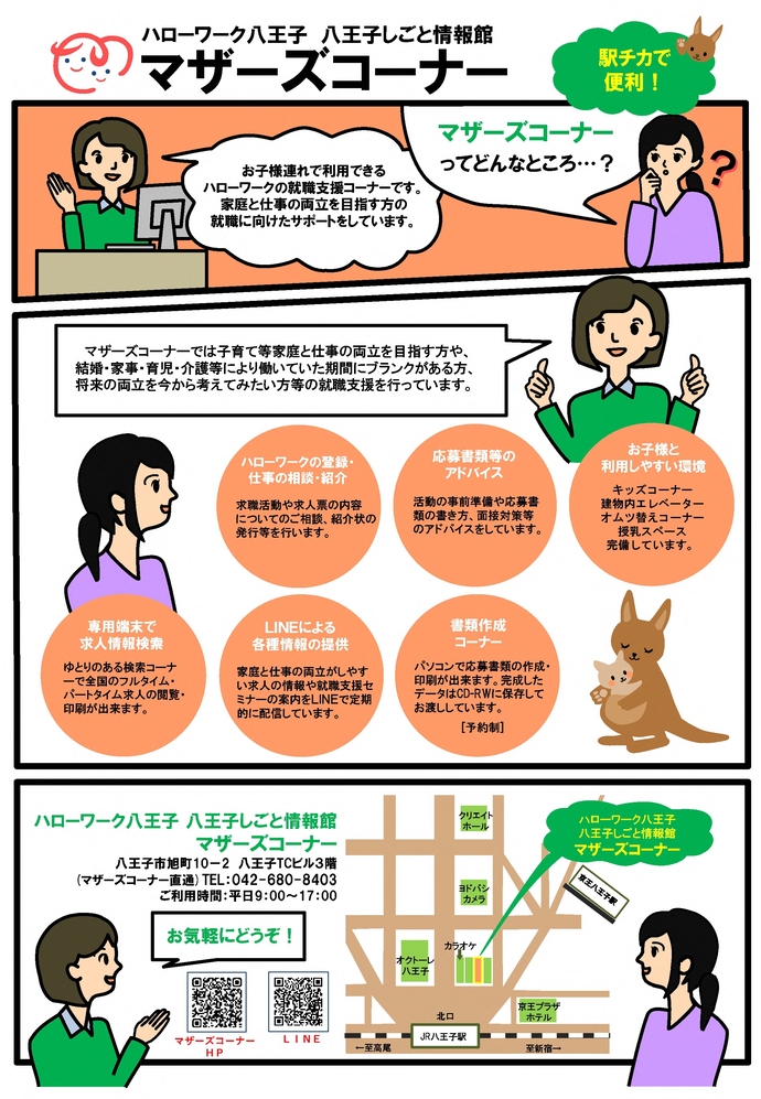 ハローワーク八王子マザーズコーナー