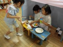 写真：バーベキューごっこ4