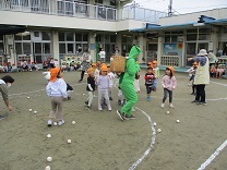 運動会ごっこの写真