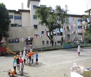 4歳児ぱんだ組の運動会練習の様子の写真