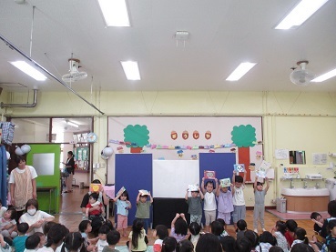 9月の誕生児の様子の写真