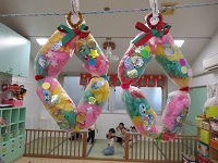 1歳児のリース作品