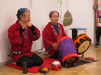 おはやし隊の方の写真