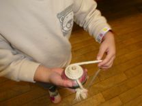 写真：コマ回し4