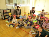 3歳のお面の写真