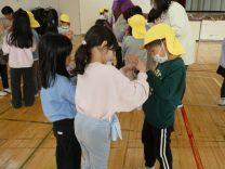 写真：あやとりコーナー