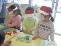 3歳お店屋さんの様子