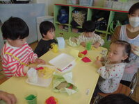 お店屋さんの様子の写真