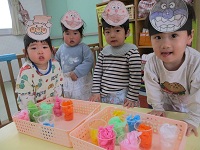 写真：ジュース屋さんです。