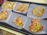 出来上がった生地の写真