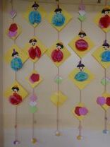 写真：おひなさま4歳児