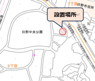 設置場所の地図画像