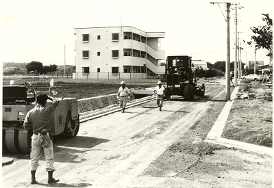 写真：万願寺区画整理の様子