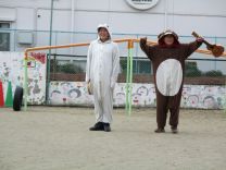 たぬぞうさんとあざらーくんの写真