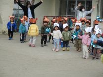 りす組とうさぎ組の写真