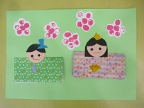 写真：ひなまつり作品0歳