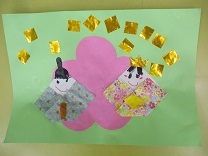 写真：ひなまつり作品3歳