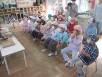 5歳児調理保育の様子の写真