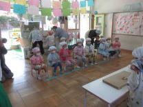 3歳児調理保育の様子の写真