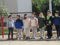 5歳のインタビューの写真です。