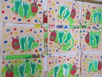 2歳児の作品の写真