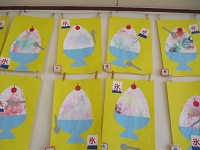 3歳児の作品の写真