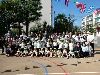 写真：4歳児親子集合